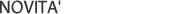 Novit&agrave;